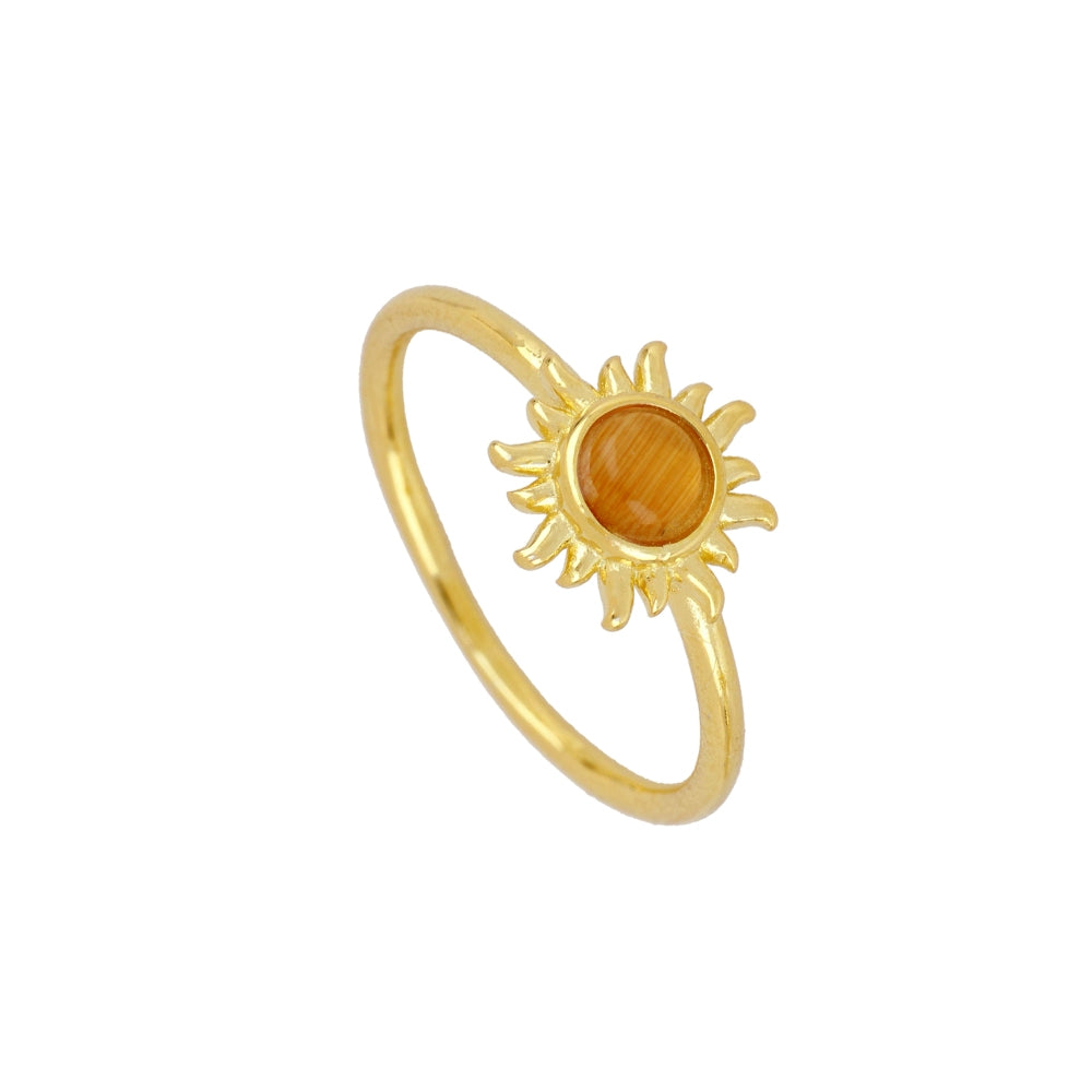 Sun shaped ring discount