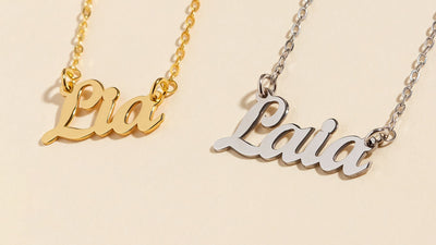 Collares de plata personalizados