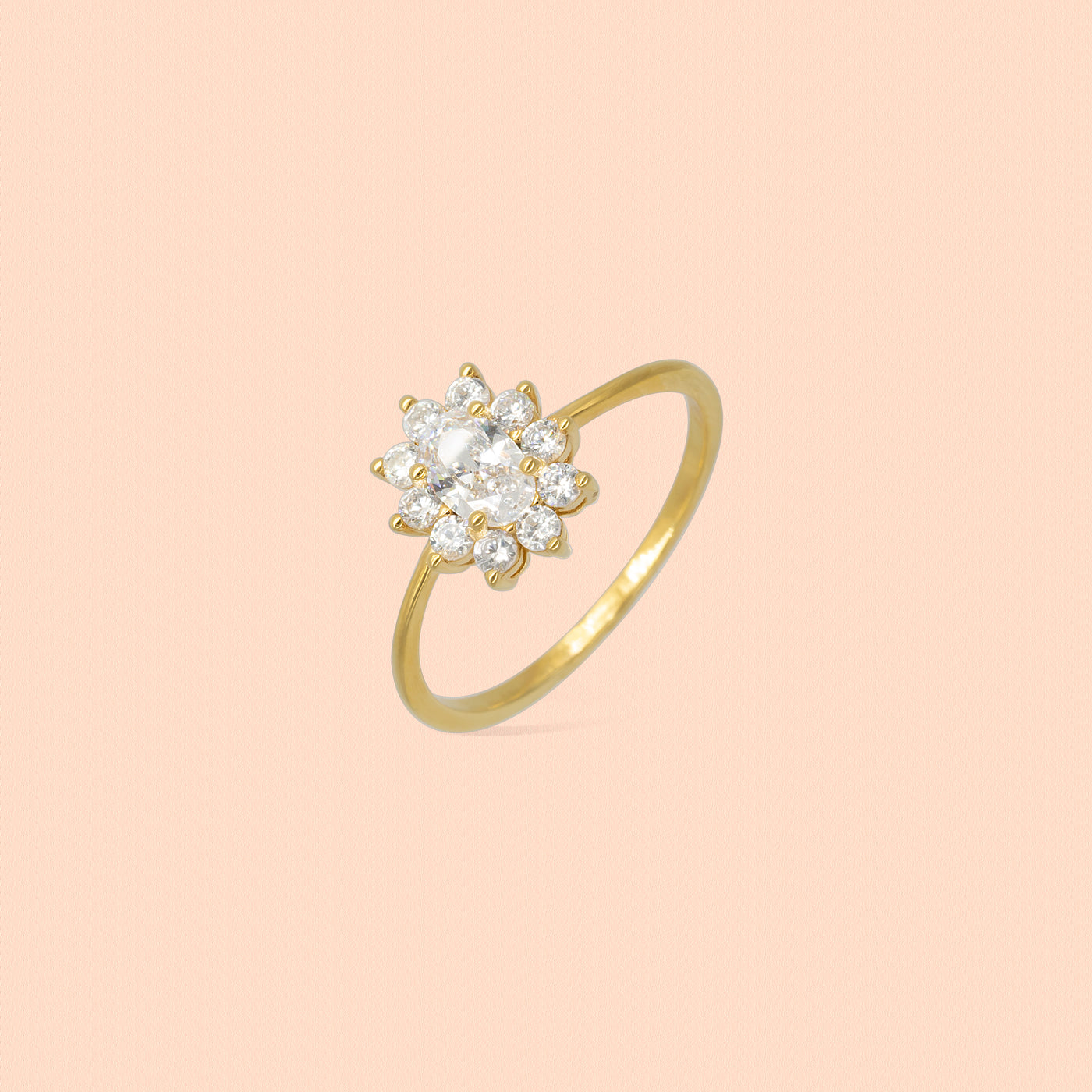 Anillo Rosetón Flor