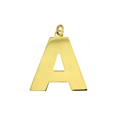 Collar Big Initial Acero