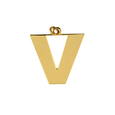 Collar Big Initial Acero