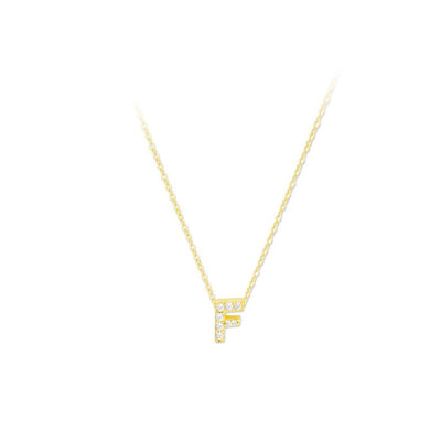 Shine Initial S Necklace