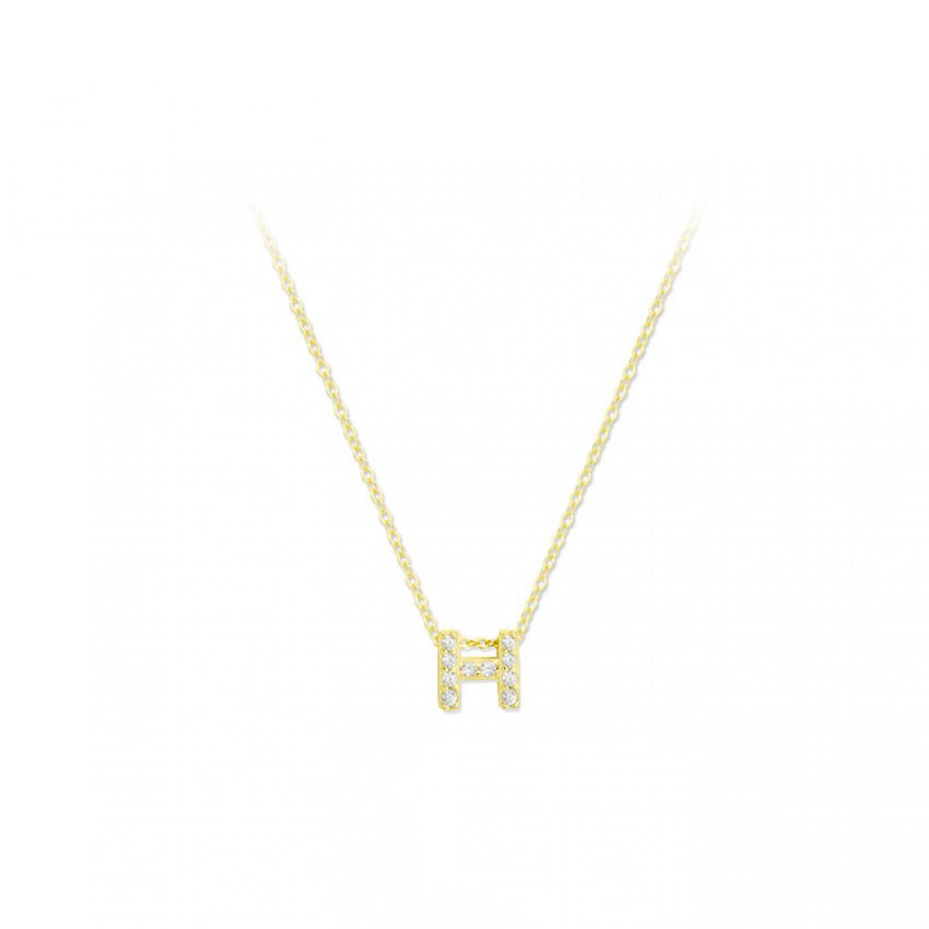 Shine Initial S Necklace