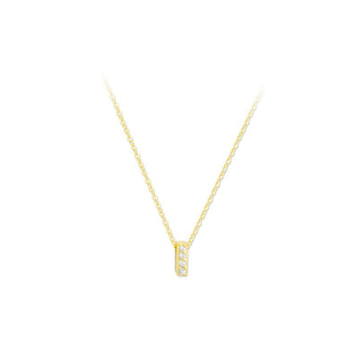 Shine Initial S Necklace