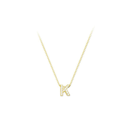 Shine Initial S Necklace