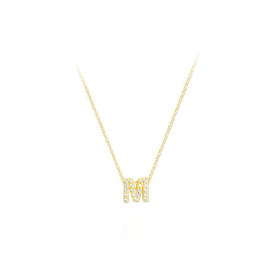 Shine Initial S Necklace