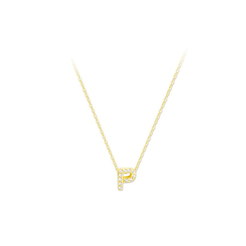 Shine Initial S Necklace