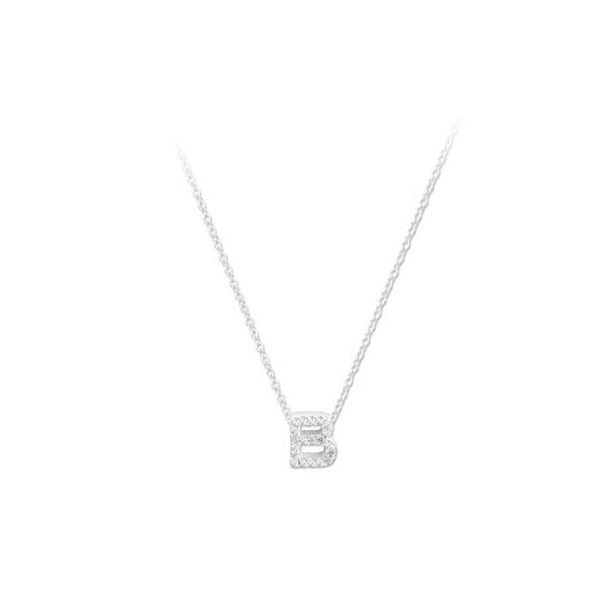 Shine Initial S Necklace