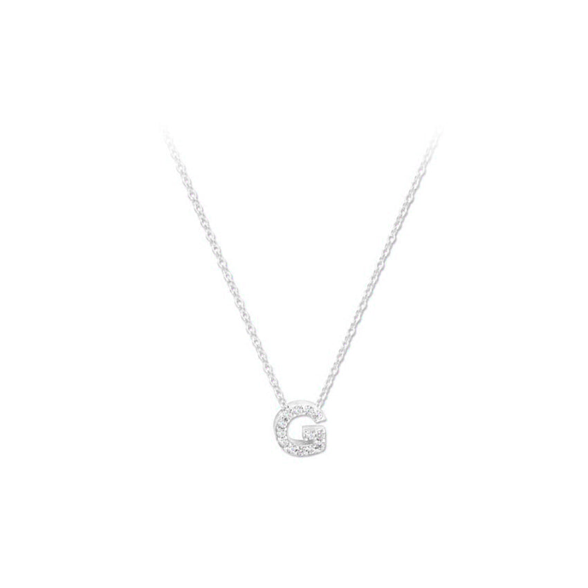 Shine Initial S Necklace