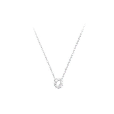 Shine Initial S Necklace