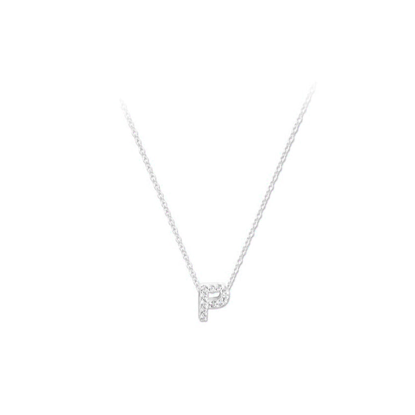 Shine Initial S Necklace