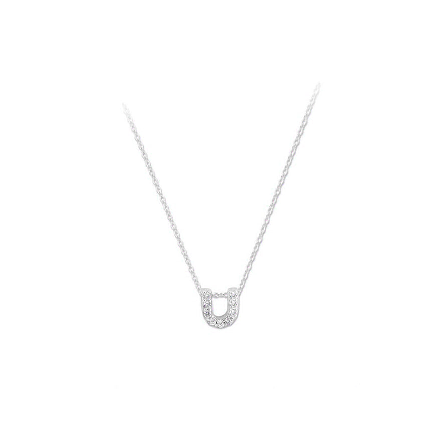 Shine Initial S Necklace