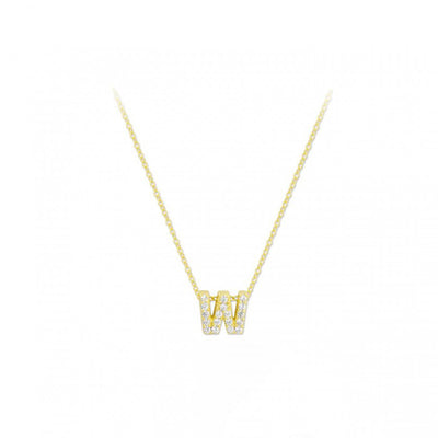 Shine Initial S Necklace