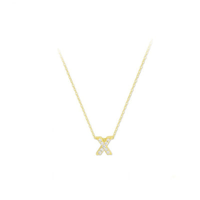 Shine Initial S Necklace