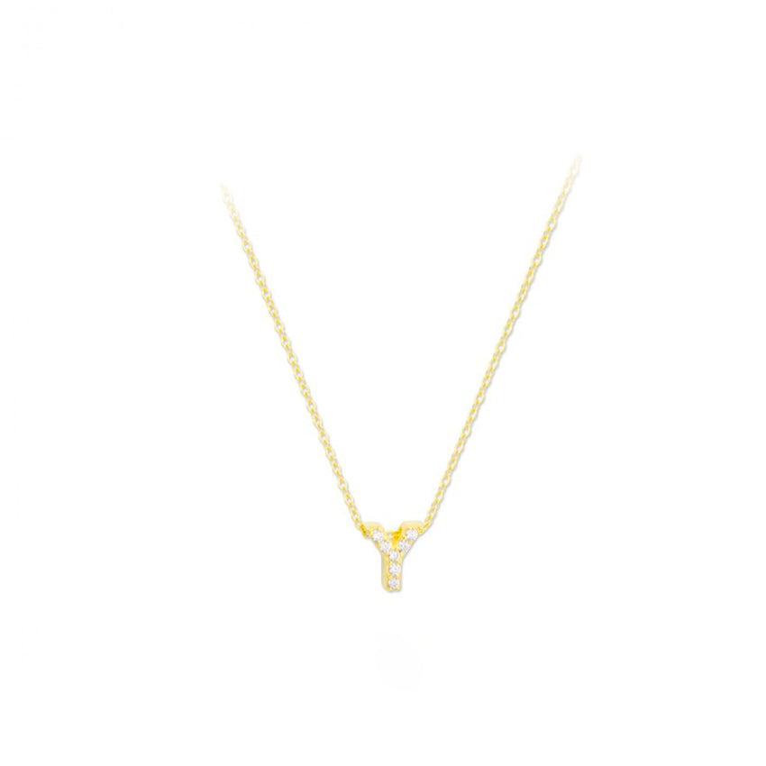 Shine Initial S Necklace