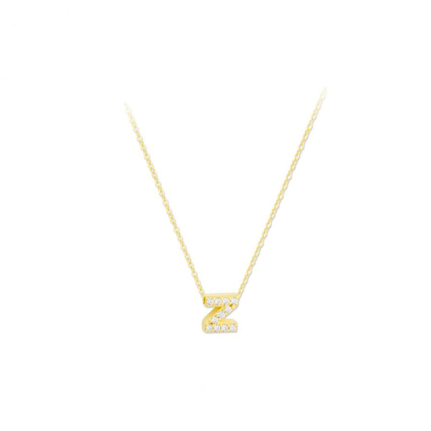 Shine Initial S Necklace