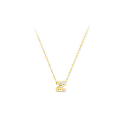 Shine Initial S Necklace