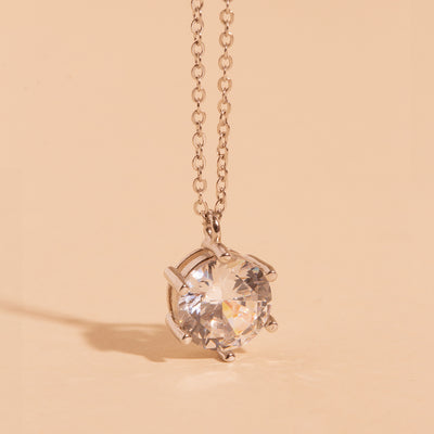 Collar Solitario Grapas