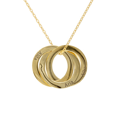 Collar Triple Name (Personalizable)