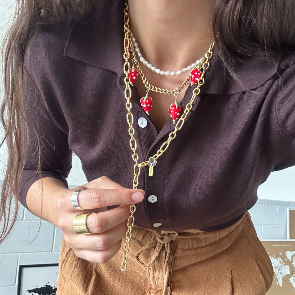 Petit collier ras du cou Bianca