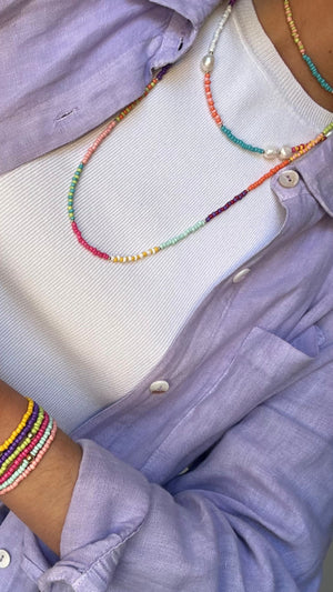 Collares de colores para verano