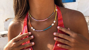 Collares de colores para verano
