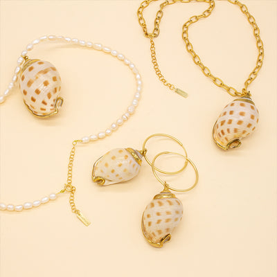 Collar Caracola Pearl