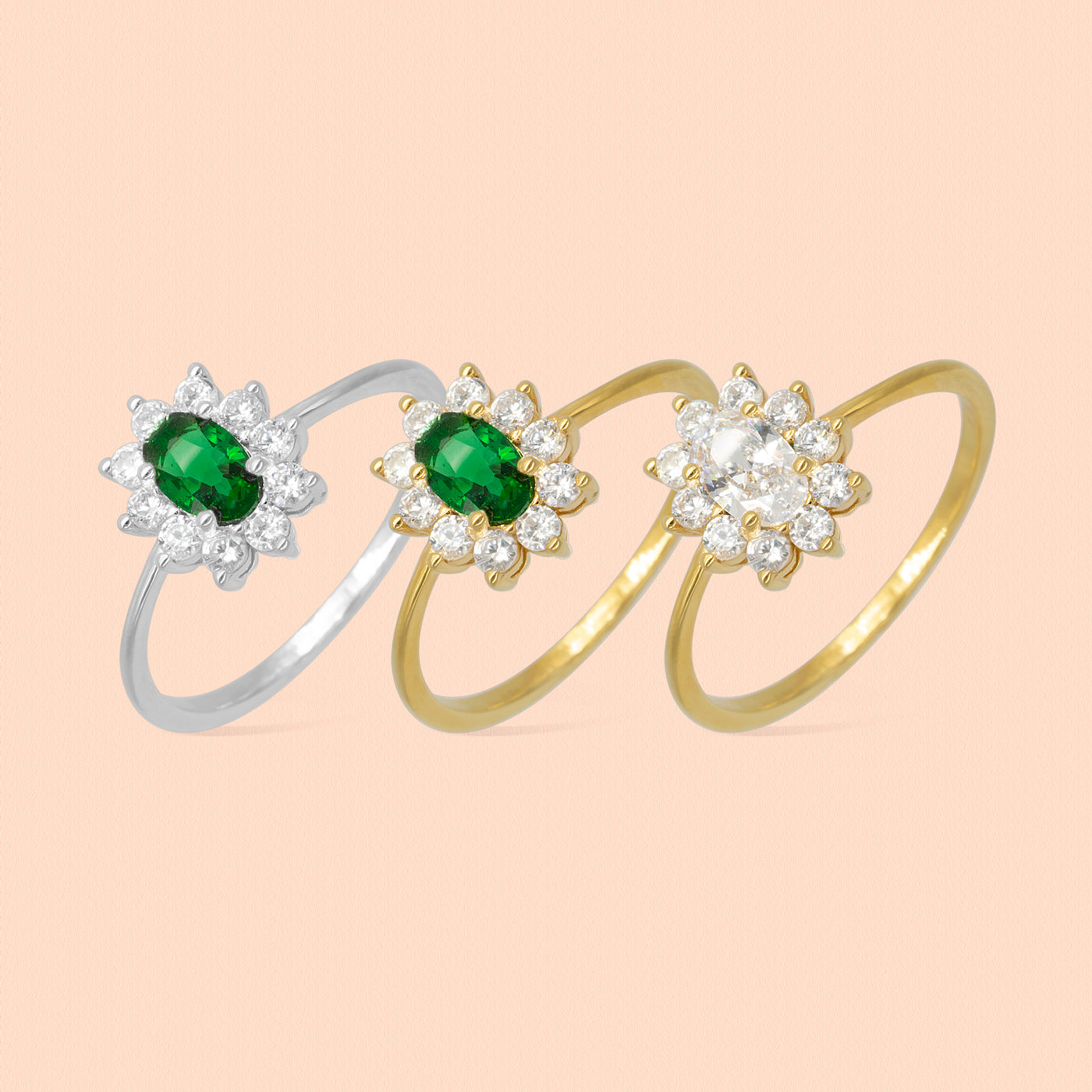 Anillo Rosetón Flor
