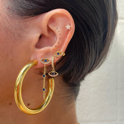 Shine Eye Hoops (1 Unité)