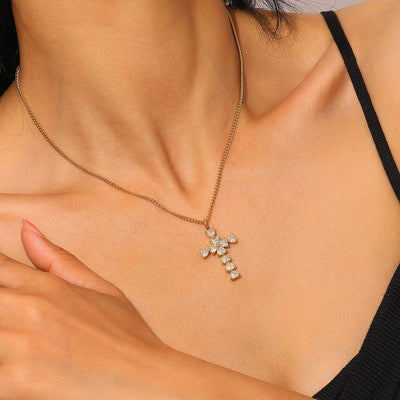 Collar Cruz White