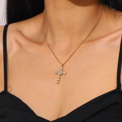 Collar Cruz White