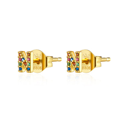 Pendientes Colors Initial (1 Unidad)