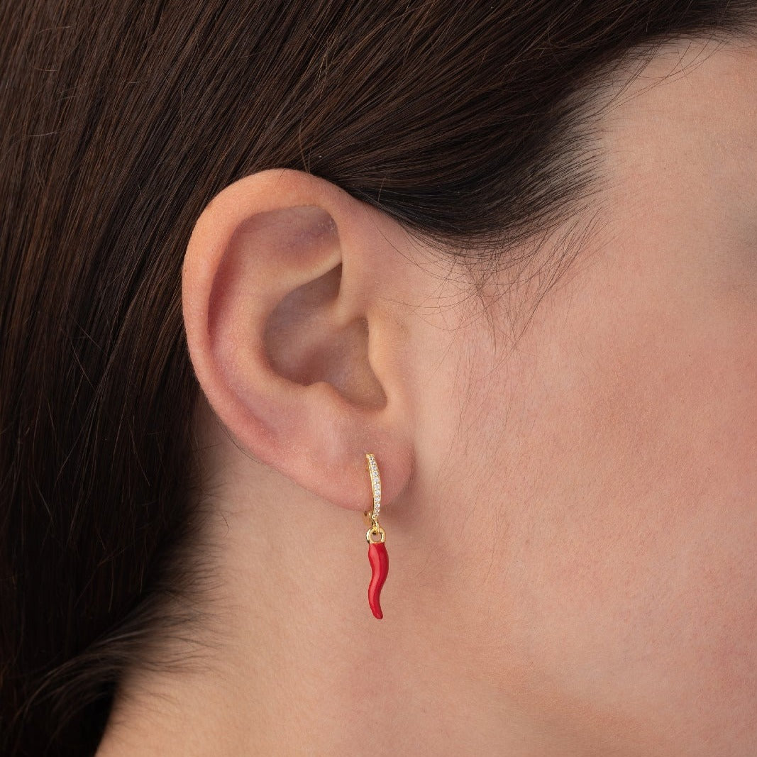 Shine Chili Earrings (1 Unit)