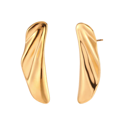 Pendientes en forma de Alas de color dorado perfectos para bodas y eventos