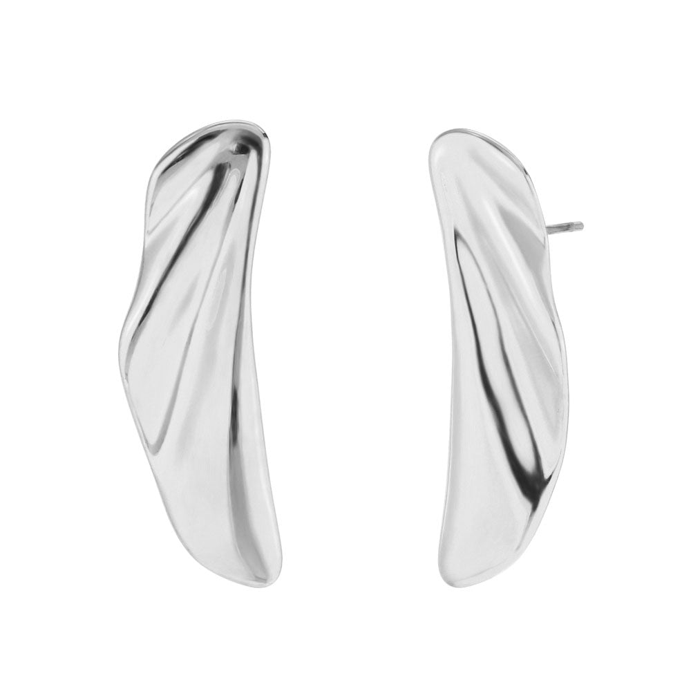 Pendientes en forma de Alas de color plateado perfectos para bodas y eventos