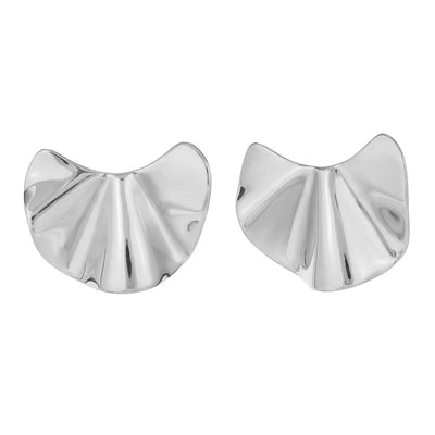 Pendientes grandes perfectos para eventos como bodas de color plateado
