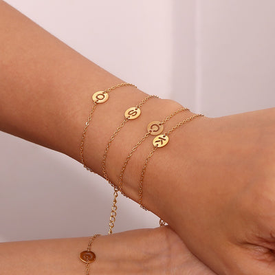 Pulsera Initial Medal Acero