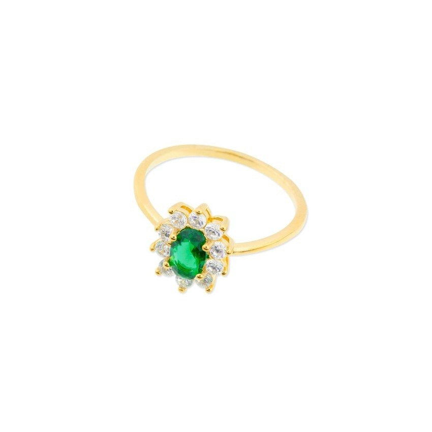 Anillo Rosetón Flor