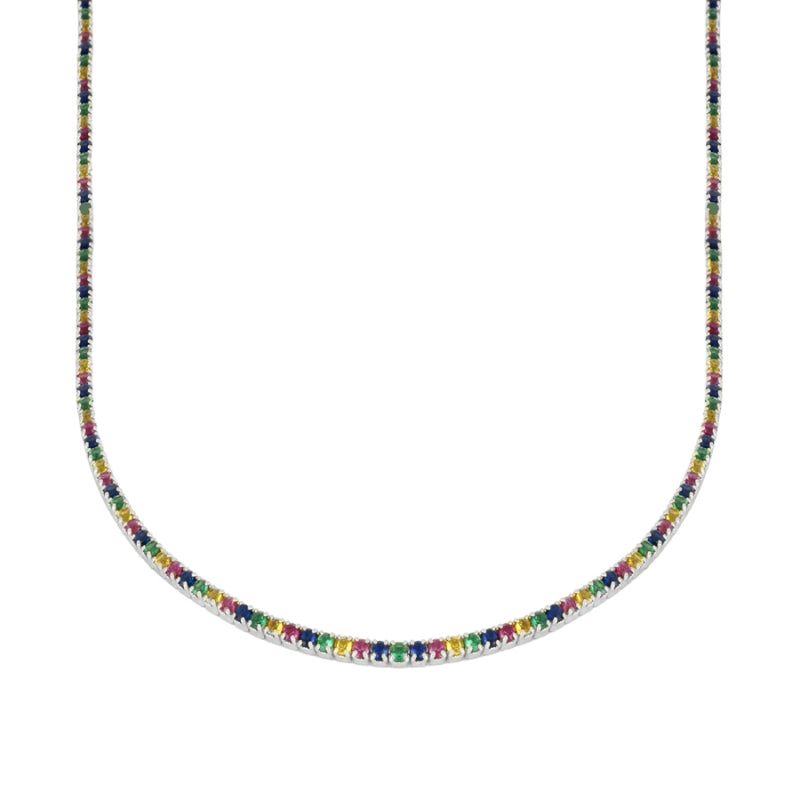Collier Ras Du Cou Rivière S Blanc
