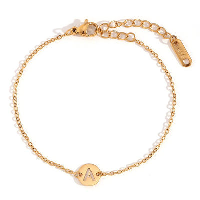 Pulsera Initial Medal Acero