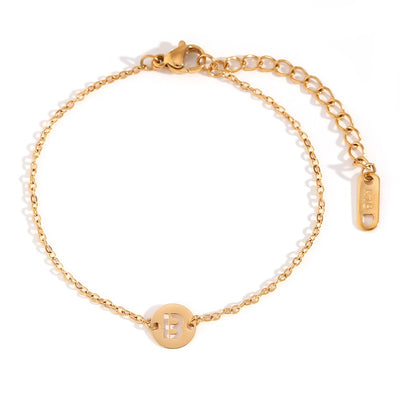 Pulsera Initial Medal Acero
