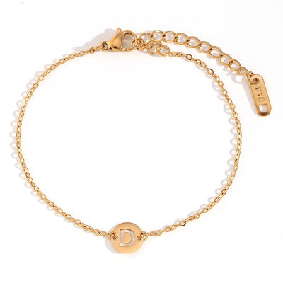 Pulsera Initial Medal Acero