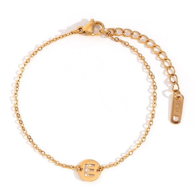 Pulsera Initial Medal Acero
