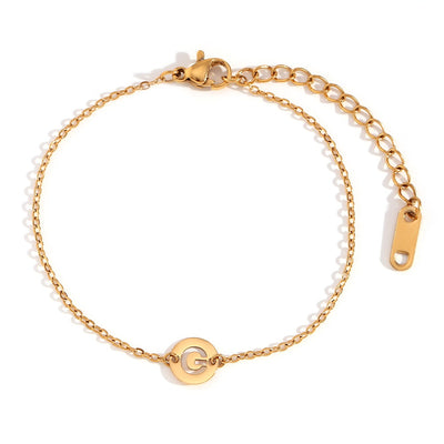 Pulsera Initial Medal Acero