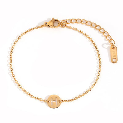 Pulsera Initial Medal Acero