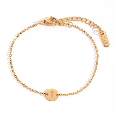 Pulsera Initial Medal Acero