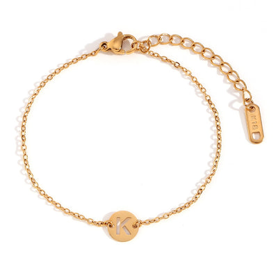 Pulsera Initial Medal Acero