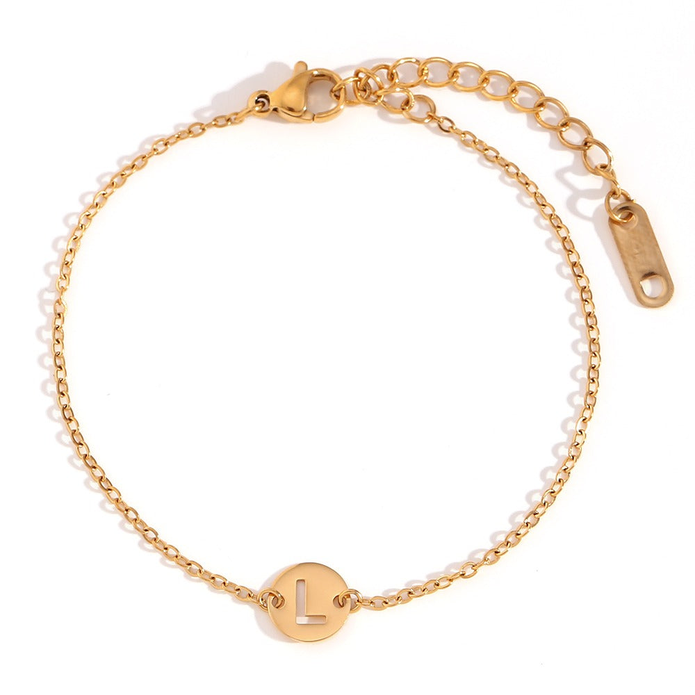 Pulsera Initial Medal Acero