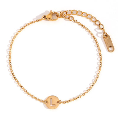 Pulsera Initial Medal Acero