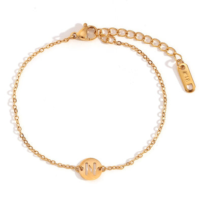 Pulsera Initial Medal Acero